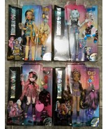 Monster High G3 4 Reboot Dolls Frankie Draculaura Lagoona Clawdeen Mint ... - £138.14 GBP