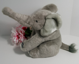 (Y24B1) American Wego Plush Gray Elephant Stuffed Animal Quality Cute - £47.84 GBP