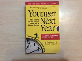Younger Next Year By Chris Crowley - Book &amp; Journal Gift Set For Men - Free Ship - £13.54 GBP