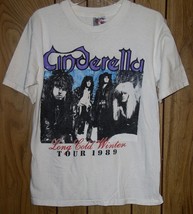 Cinderella Concert Tour T Shirt Vintage 1989 Long Cold Winter Bulletboys... - £157.26 GBP