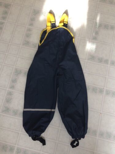 Primary image for Bob der Bar 98 / 104 2-3 Years rubber Lightly Lined Navy Blue Overall Snow Pants