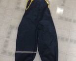 Bob der Bar 98 / 104 2-3 Years rubber Lightly Lined Navy Blue Overall Sn... - $26.88