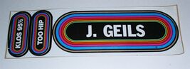 J. Geils Bumper Sticker Vintage 1980's KLOS Radio Promo - $29.99