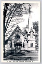 Randolph NY St Paul&#39;s Episcopal Church New York Postcard C38 - £13.43 GBP