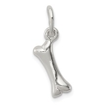 Sterling Silver Dog Bone Charm &amp; 18&quot; Chain Jewerly 20.1mm x 10.8mm - £16.26 GBP