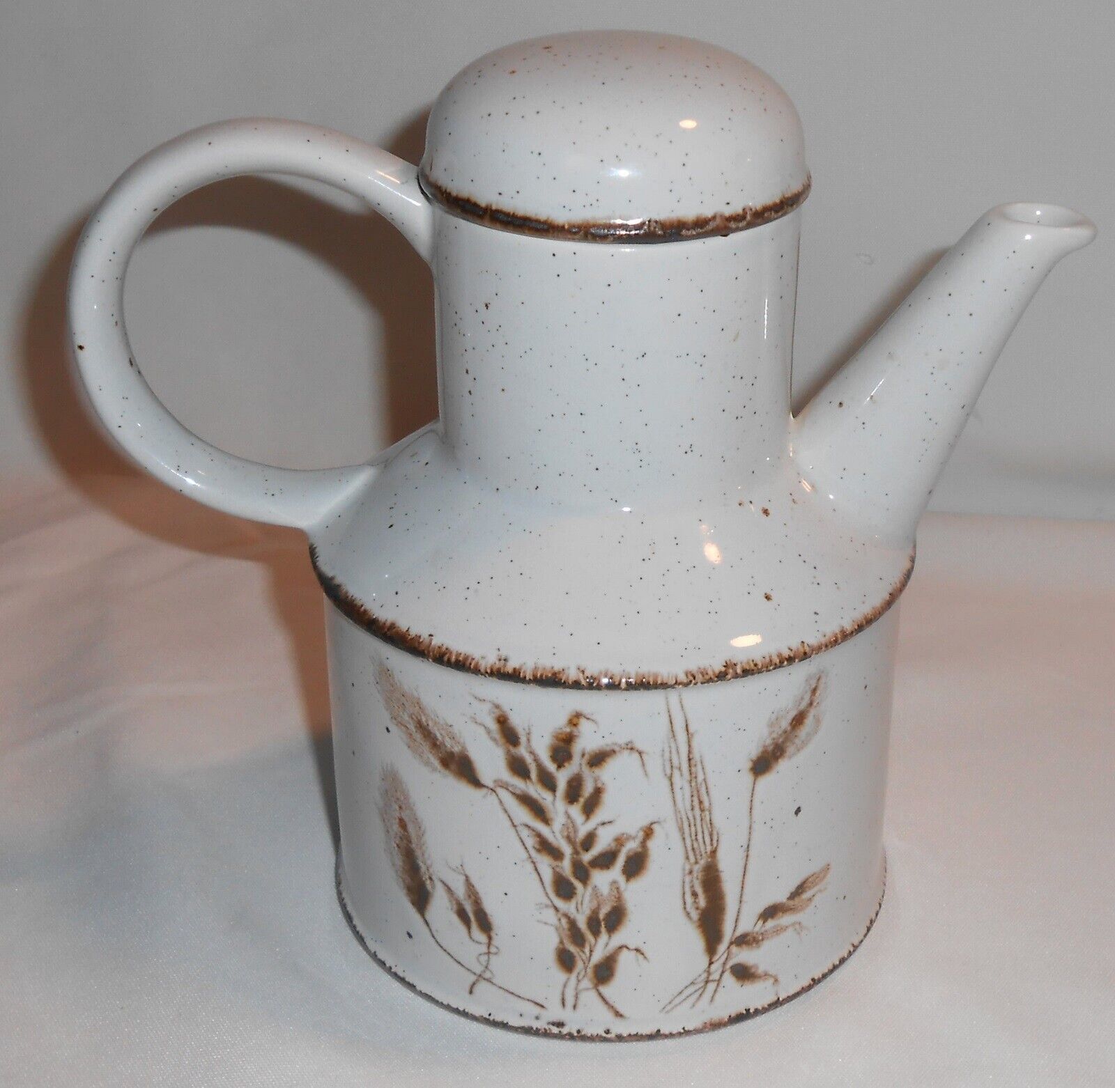 Midwinter Stonehenge WILD OATS PATTERN Coffee Pot with Lid  MADE IN ENGLAND - $59.39