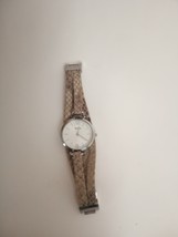 FOSSIL ES3154 Women&#39;s All Stainless Genuine Leather Band In 4 Strips New... - $308.79 MXN