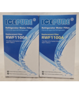 (2 Ct) Ice Pure RWF1100A Refrigerator Water Filter for RFW 1100A-S - New - $607.47 MXN