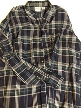 Saddlebrook Vintage Men’s Button Up Shirt Plaid XL Sh4 - £10.04 GBP