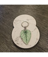 Philodendron Plant Keychains - Acrylic &amp; Metal, Double-Layer Design - $10.97 CAD