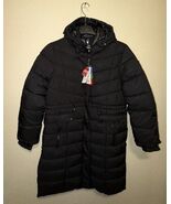 Spyder Womens Long Puffer Coat Jacket  Black SZ XL arge NEW - $236.61