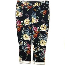 CI SONO CUFFED JEAN CARPIS FLORAL PANTS SIZE LARGE - $9.50