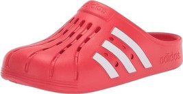 Men&#39;s Adidas Adilette Clogs Unisex Slides Sandals, Red-White, Size Men&#39;s 9 - £44.71 GBP