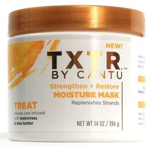 1 TXTR By Cantu Strengthen Restore Moisture Treat With Watercress Shea 14 oz - £15.17 GBP