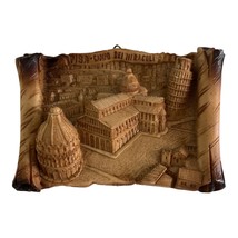 Vintage Pisa Italy Souvenir Wall Plaque Campo dei Miracoli Leaning Tower... - $373.63 MXN