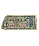 Military Payment Certificate 1961-1964 Ten Cents 10 Statue Liberty Ephem... - £23.64 GBP