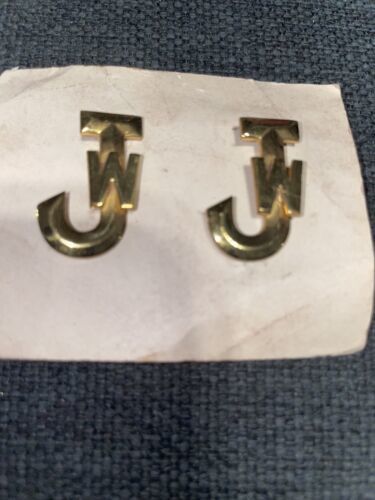2- Letter J With Small W On The Pins See Picture - $4.99