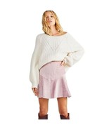 Free People Ribbed Corduroy Camden Mini Skirt Lilac ( XS ) - $1,451.50 MXN