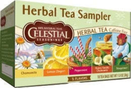 Celestial Seasonings Herbal Tea Sampler (6 Boxes) - £16.87 GBP