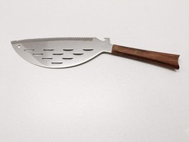 Mid Century Fish Spatula Knife Combo with Wooden Handle Stainless Steel Japan - £16.66 GBP