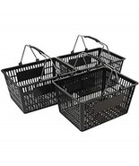 NEW Shopping Basket Set set of 3 black - $620.80 MXN