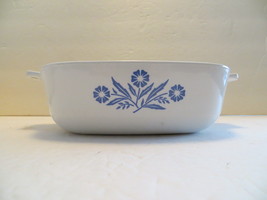 Vtg Corning Ware Blue Cornflower 1 Quart Casserole Dish C-10 Bakeware (#G) - $6.92