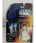 Princess Leia Organa Action Figure Star Wars Power of The Force Kenner 1995 - £8.01 GBP
