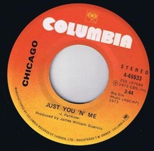 Chicago Just You N&#39; Me 45 rpm Critic&#39;s Choice Canadian Pressing - £3.10 GBP