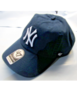 NWT MLB 47 Brand Clean Up Baseball Hat-New York Yankees Hat Navy Blue - £25.27 GBP