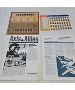 Axis &amp; Allies Spring 1942 Board Game Replacement Pieces Instructions &amp; More - $11.63