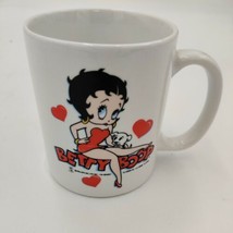 Vtg Betty Boop 1996 Coffee Cup Mug 8 Oz Red Dress With Pudgy Kfs Inc - £12.56 GBP
