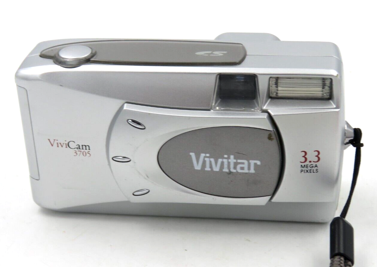 WORKING Vivitar ViviCam 3705 3.3MP Digital point & shoot Camera WORKS - £11.88 GBP