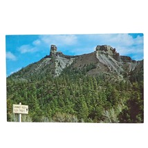 Postcard Famous Chimney Rock US Highway 160 Pagosa Springs Colorado Chrome - $6.98