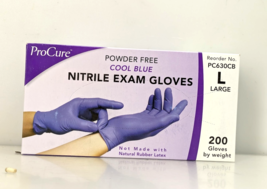 200ct PROcure Nitrile Medical Exam Powder Free Synthetic Gloves No Latex... - $12.86