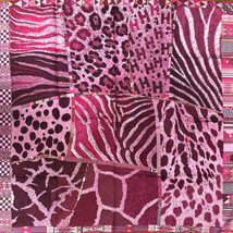 Hermes Scarf Pelages et Camouflage 90 cm Silk pink animal 35&quot; - £518.39 GBP