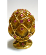 2001 Estee Lauder  BEJEWELED ARTICHOKE Solid Perfume Compact, empty. PLE... - $25.00
