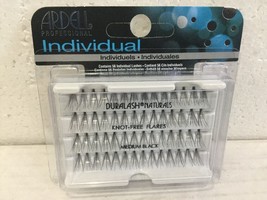 Lot of 10 Ardell Duralash Individual Eyelashes Knot Free Naturals Medium black - $29.69