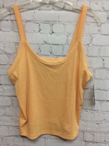 Wild Fable Women&#39;s Cropped ribbed Cami Tank Top  Peach XL new - £1.54 GBP