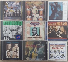 Big Band Swing Jazz CD Lot of 9 Swinging Volume 2 Instrumentals 16 Most - £14.23 GBP