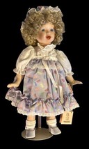 Kingstate- The Dollcrafter - &quot;Jellybean&quot; Porcelain Doll With Stand And Tags - £36.71 GBP