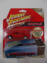 Johnny Lightning Pro Collector Mopar red 1968 Dodge Charger Storage Tin Diecast - £9.58 GBP