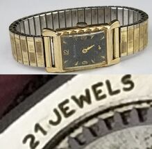 Vintage Bulova men's watch 1953 L3 21j 10k GOLD filled 1950's PARTS / RE... - $69.99