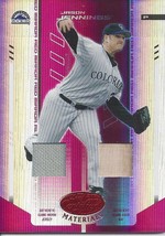 2004 Leaf Certified Materials Mirror Combo Red Jason Jennings 83 Rockies 106/250 - £3.19 GBP