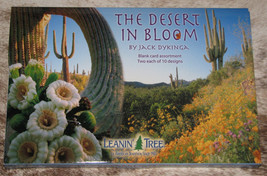 LEANIN TREE Desert in Bloom CARD ASSORTMENT #90656~10 Designs 2 Ea~Blank... - $22.15