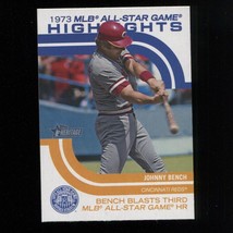 2022 Topps Heritage High Number Johnny Bench All Star Game Highlights ASGH-2 - £1.55 GBP