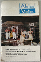 Aloha Visitor February 1961 Vintage Travel Brochure Vtg Ads Matson - £22.04 GBP