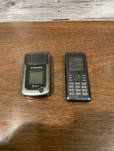 Samsung Rugby II Black (AT&amp;T)  Kyocera Qualcomm Cellphone Lot Vtg Parts ... - $12.47