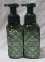 Bath &amp; Body Works Gentle &amp; Clean Foaming Hand Soap Set Lot of 2 FRESH BALSAM - $25.23