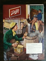 Vintage 1951 Schlitz Malt Liquor Beer Full Page Original Ad 721 - £5.22 GBP