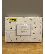 New HILLCREST Winter Wonderland Holiday  100% COTTON 3 PC TWIN Sheet Set - $749.37 MXN